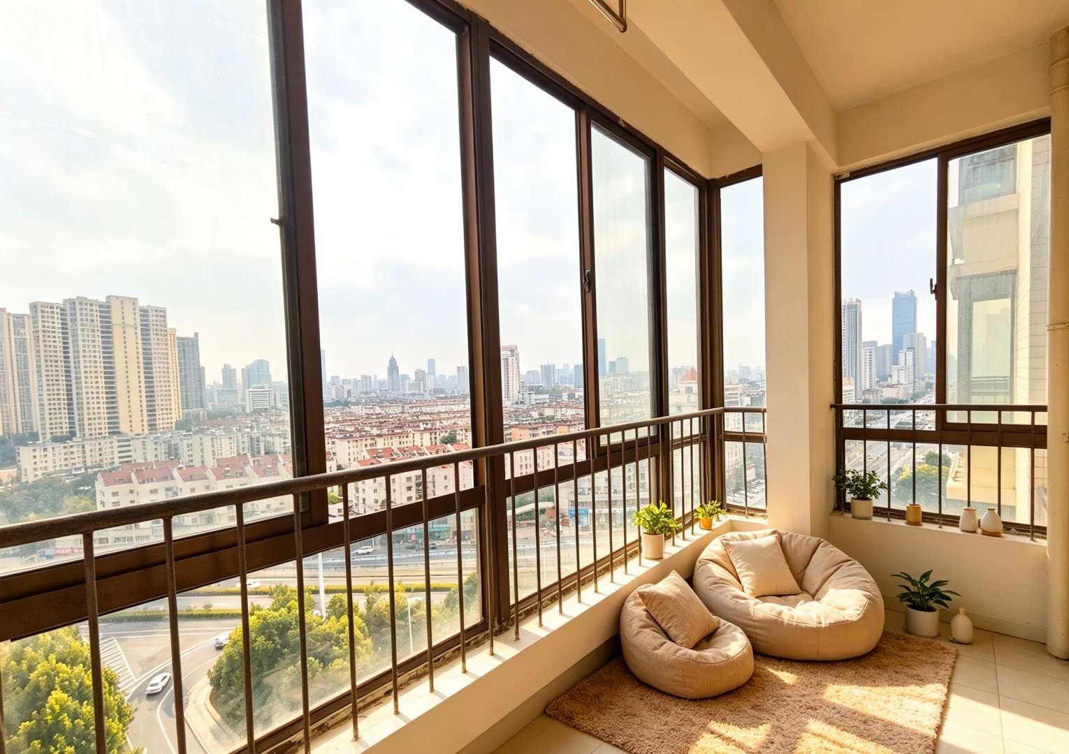 京福花园（阳台1室1卫～通燃气）海棠公园 房东直租 押一付一